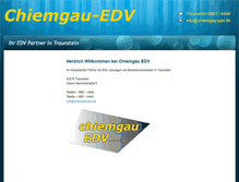 Tablet Screenshot of chiemgau-edv.de